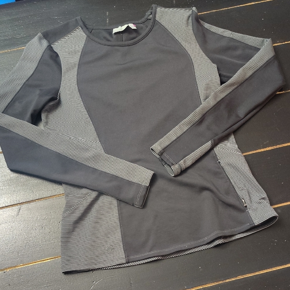 ATHLETA WOMENS ATHLETIC SPORTSWEAR ACTIVEWEAR THICK LONG SLEEVED SHIRT